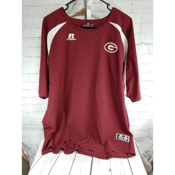 Russell Athletic Other - RUSSELL Athletic Shirt Men's Sz XL Maroon Dri-Power STRETCH G Symbol